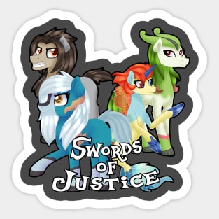 Swords of Justice Sticker